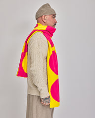 Pink & Yellow Dots VeloYou scarf product image 4