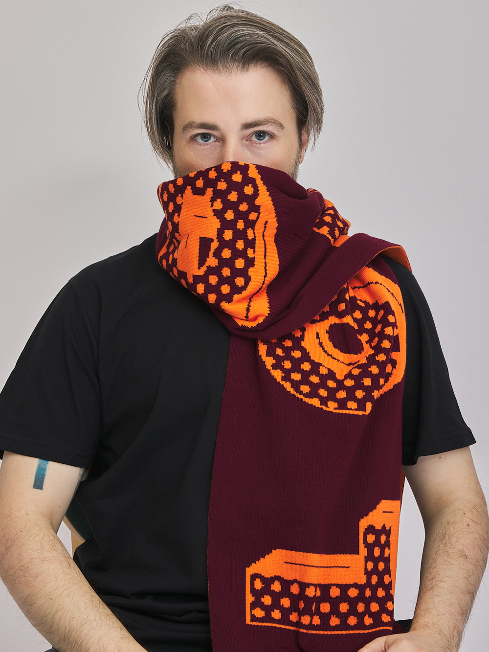 Soho Wine VeloYou scarf product image 5