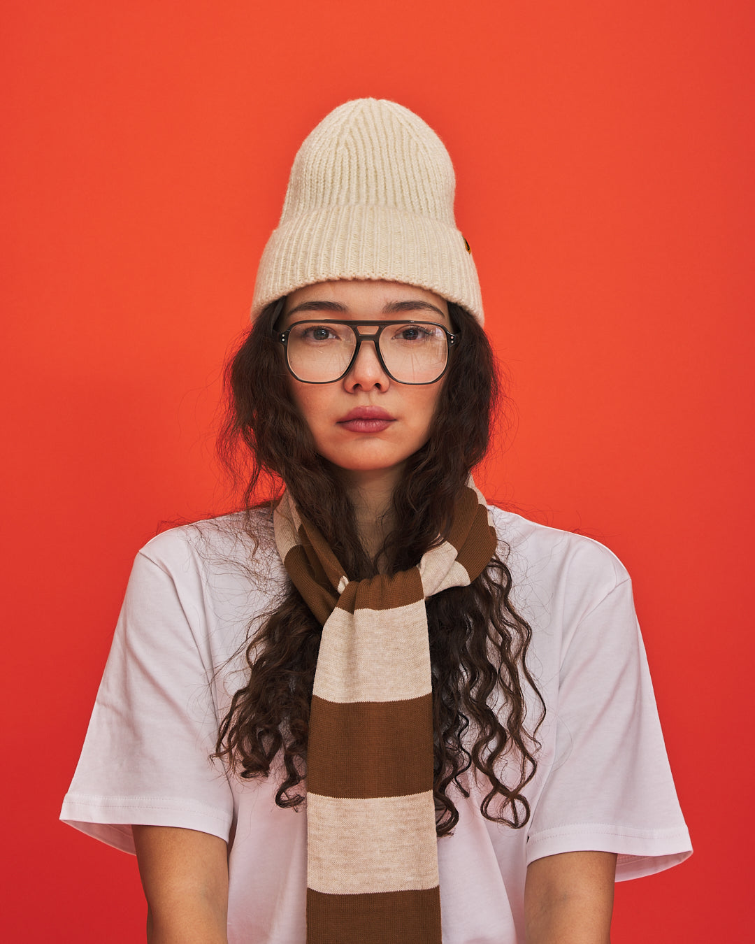 Brown & Cream VeloYou scarf product image 2