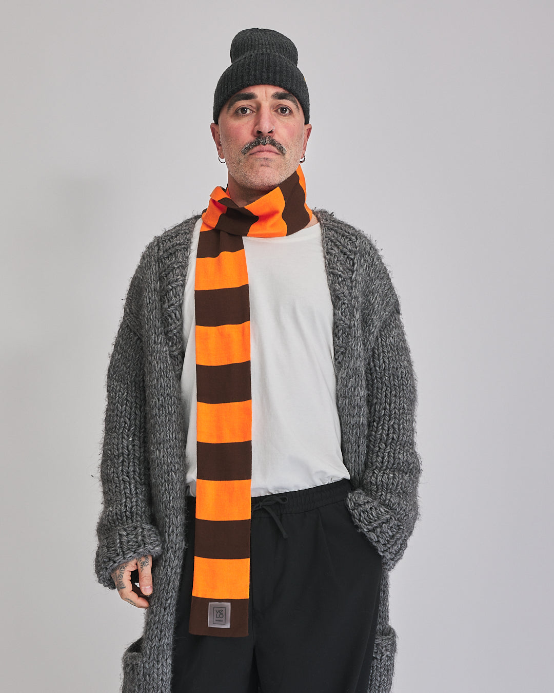 Brown & Orange VeloYou scarf product image 4