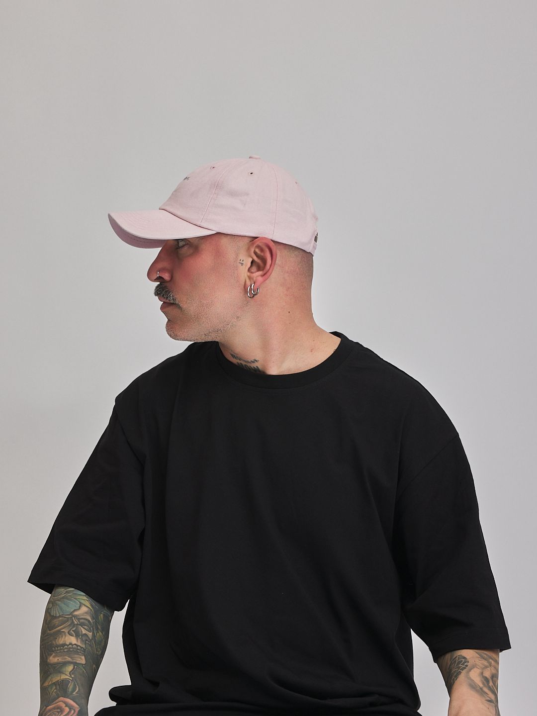 Love You Bye Light Pink Washed Cap
