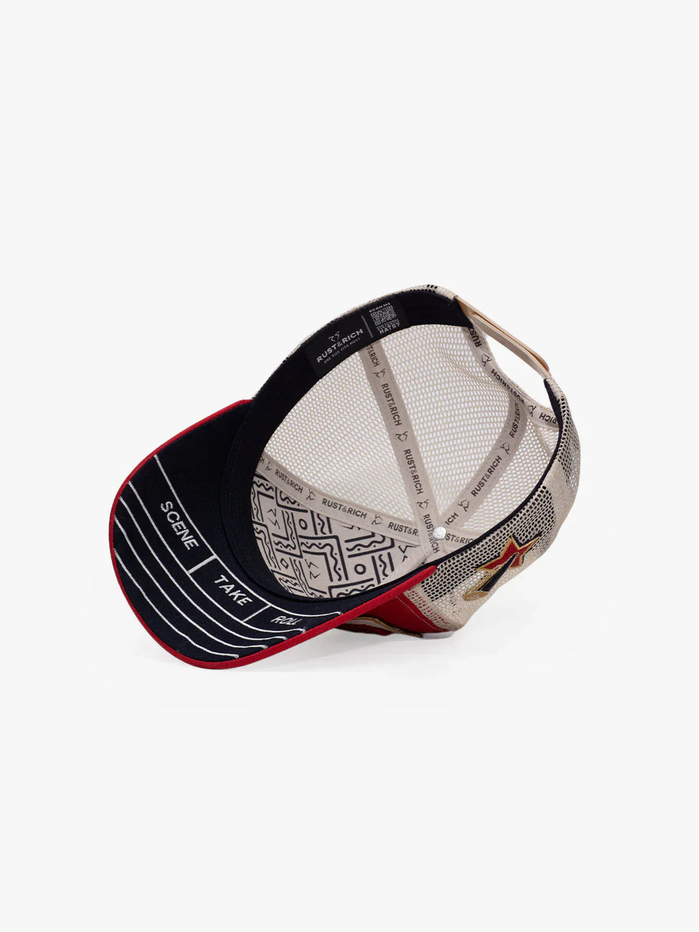 Actor Red Trucker Hat on a white background