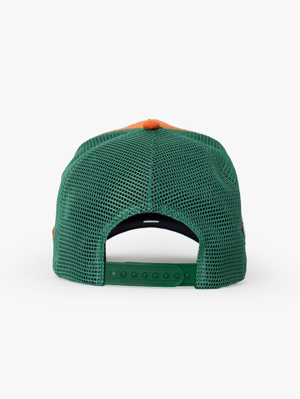Back view of Apollo Orange Trucker Hat