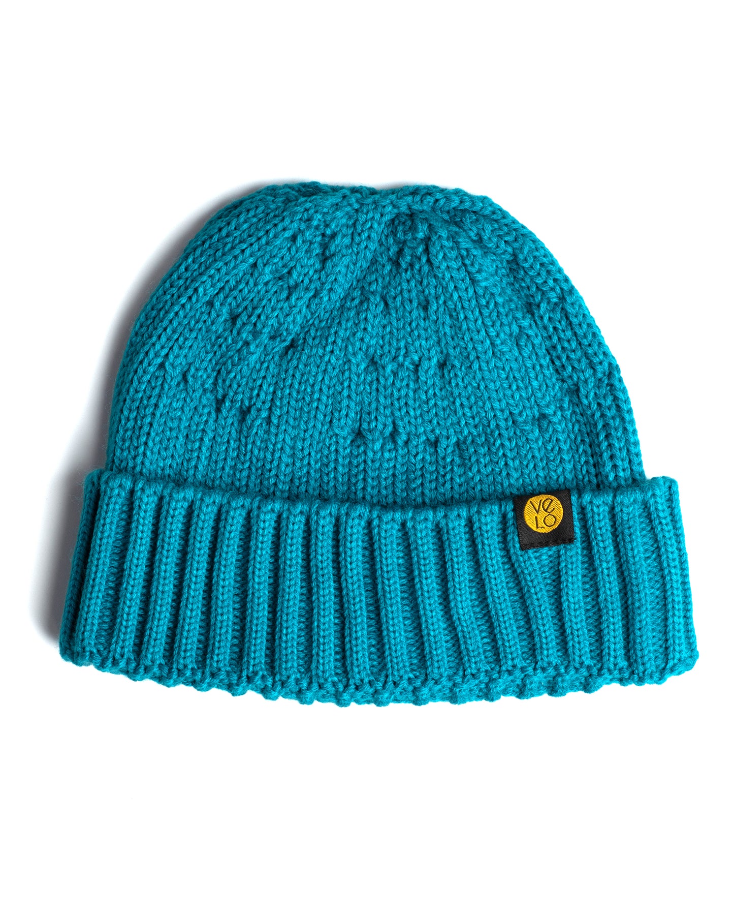 Aqua Blue Fisherman Beanie