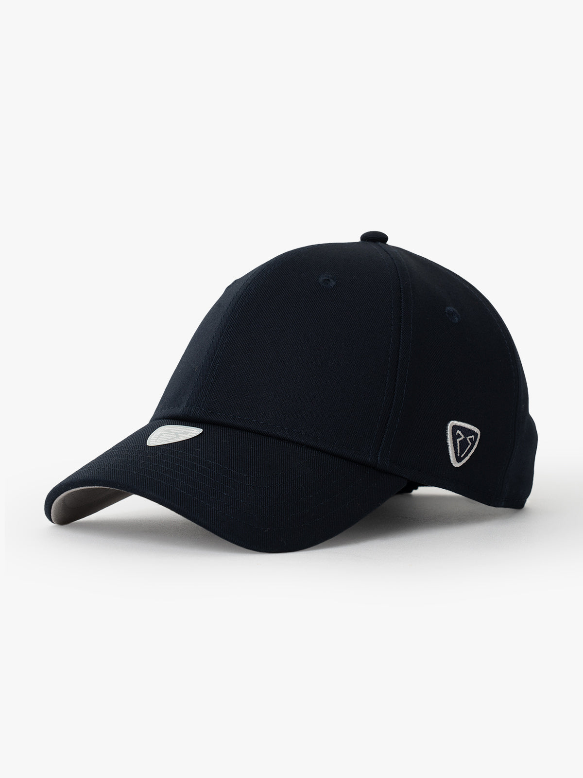 Side view of Basic Navy Blue Baseball Cap