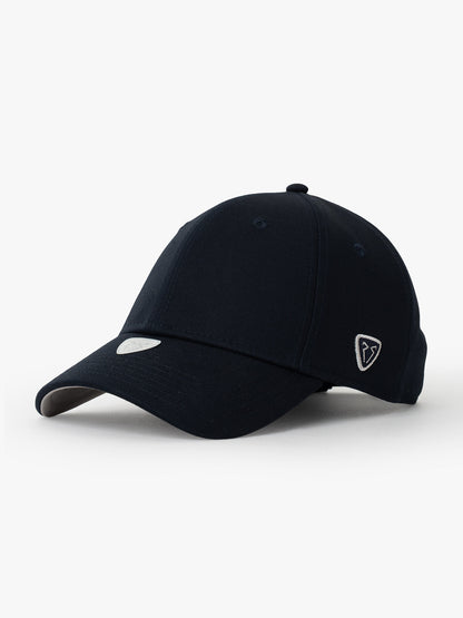 Side view of Basic Navy Blue Baseball Cap