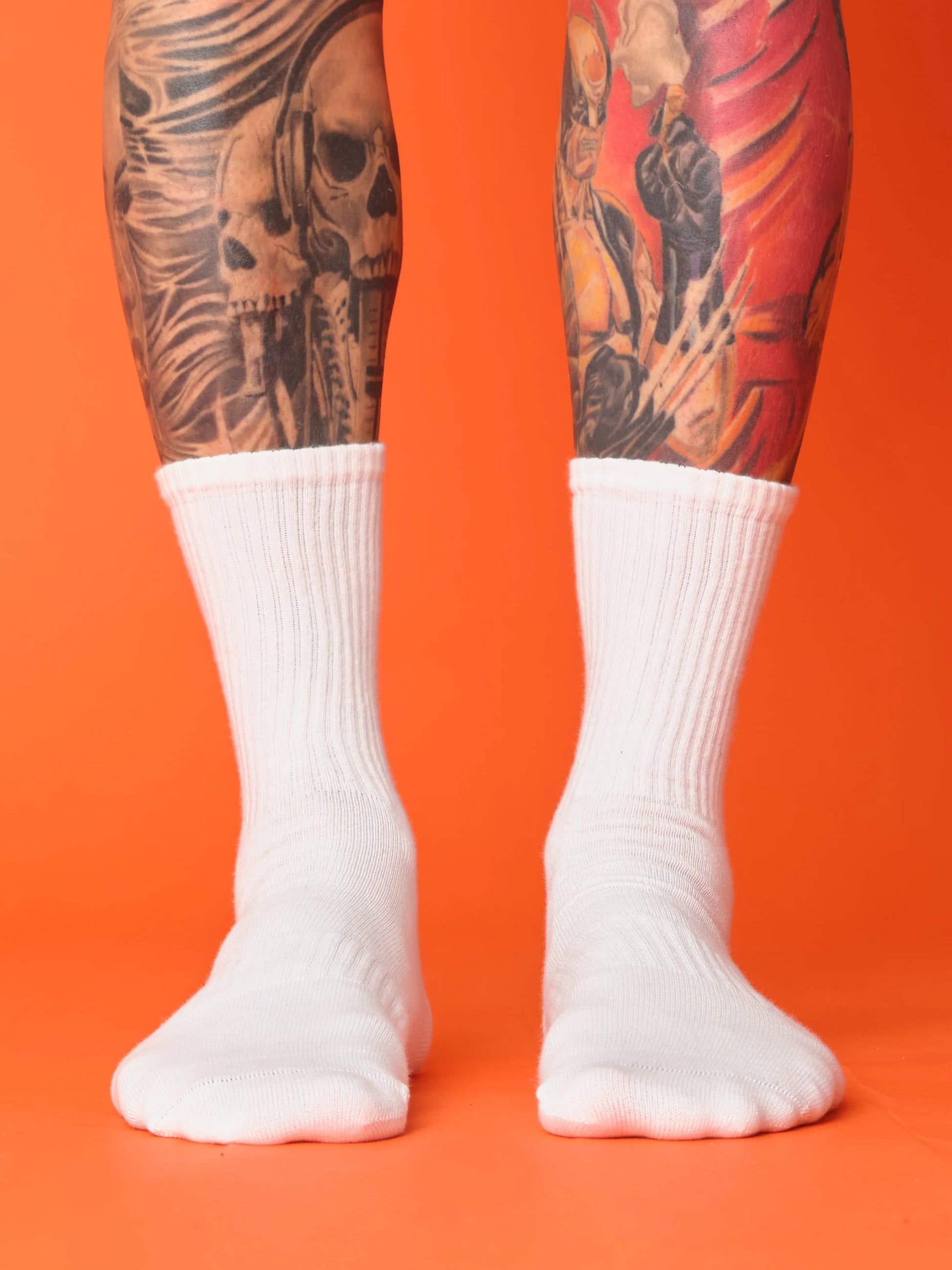 front view of be unlovable socks