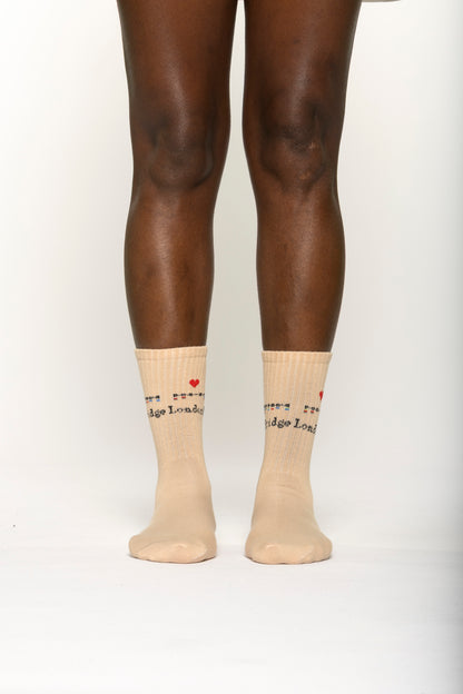 London Bridge Beige Socks