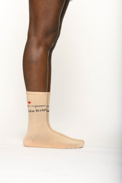 London Bridge Beige Socks