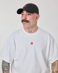 man wearing Love Myself Black Washed Cap Hat