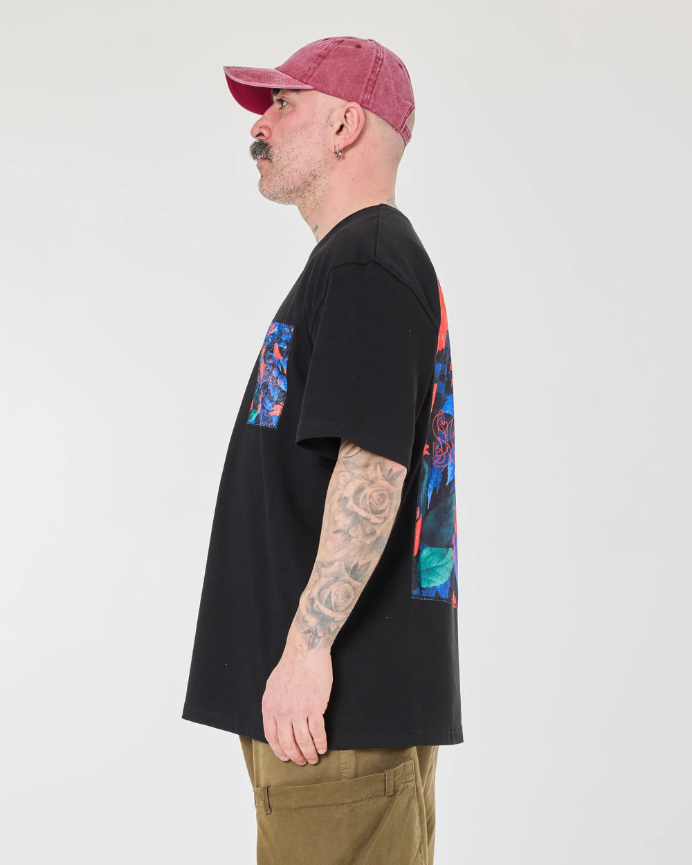 side view of Soul Black Tee