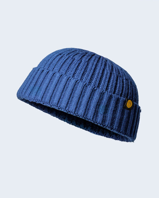 Blue Fisherman Beanie