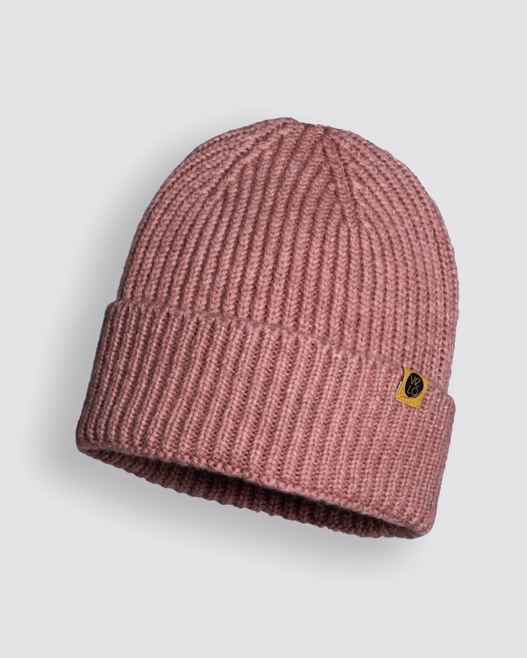 Front view of Blush Pink Lux Beanie