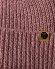 Close view of Blush Pink Lux Beanie
