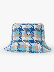 Back view of Born In Earth Blue Bucket Hat
