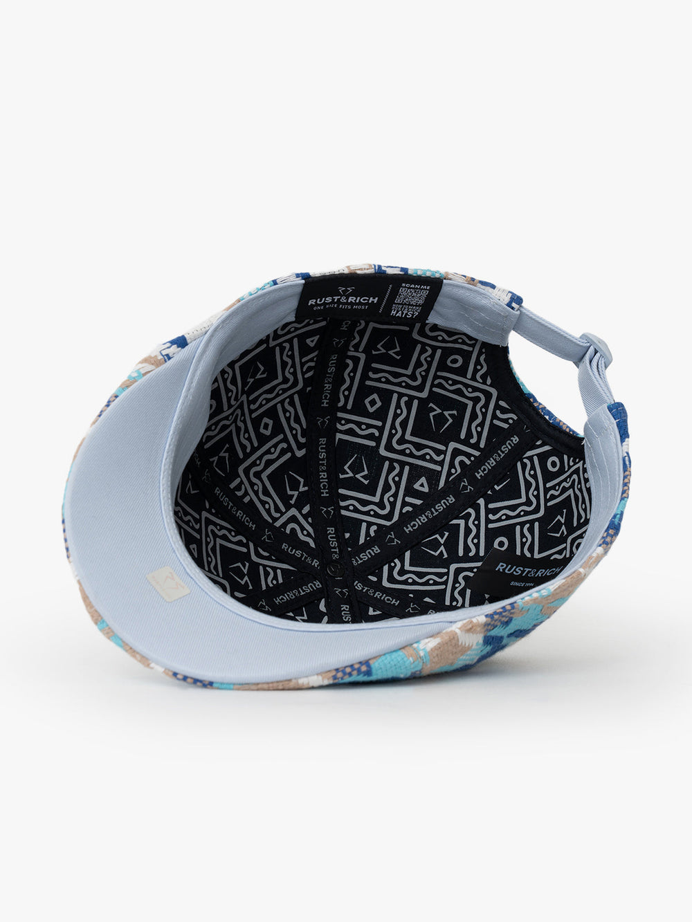 Born In Earth Blue Casket Hat on a white background