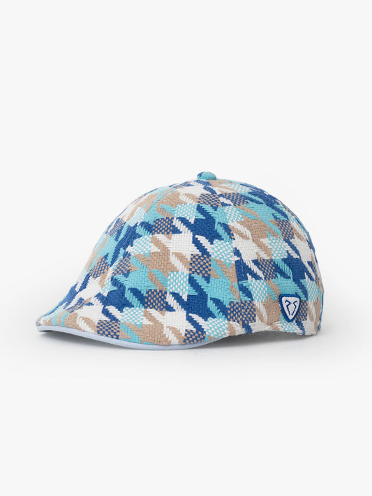 Side view of Born In Earth Blue Casket Hat