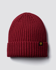 Front view of Burgundy Classic Beanie