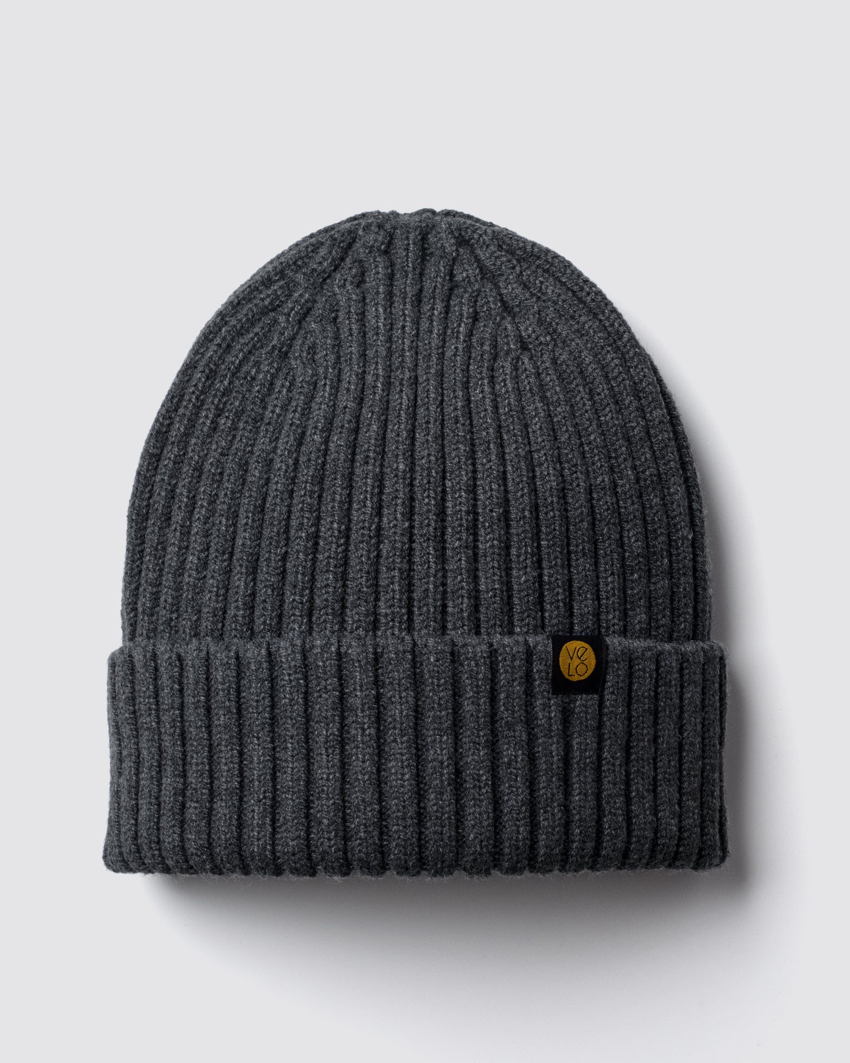 Front view of Charcoal Gray Classic Beanie