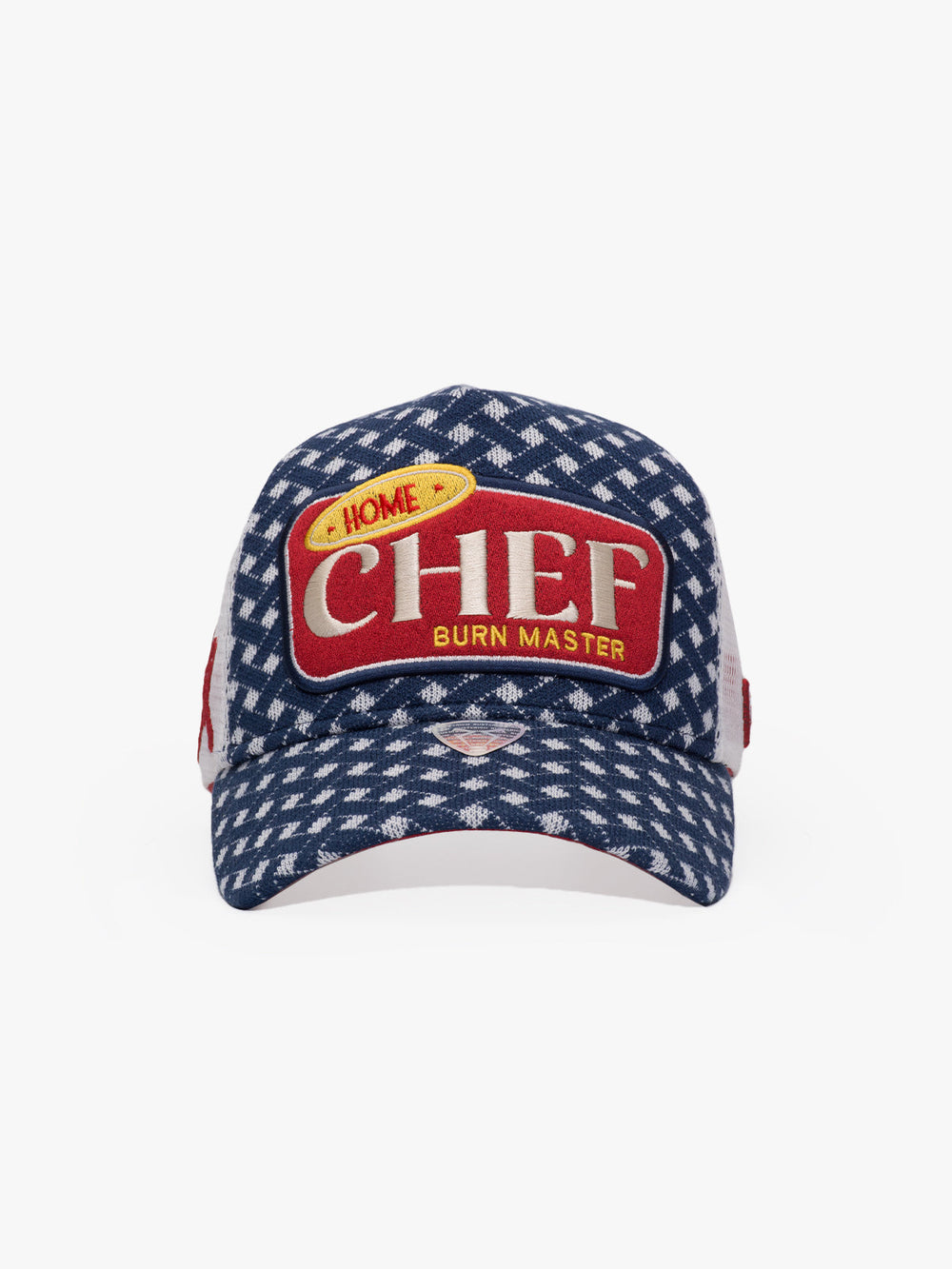 Front view of Chef Blue Trucker Hat