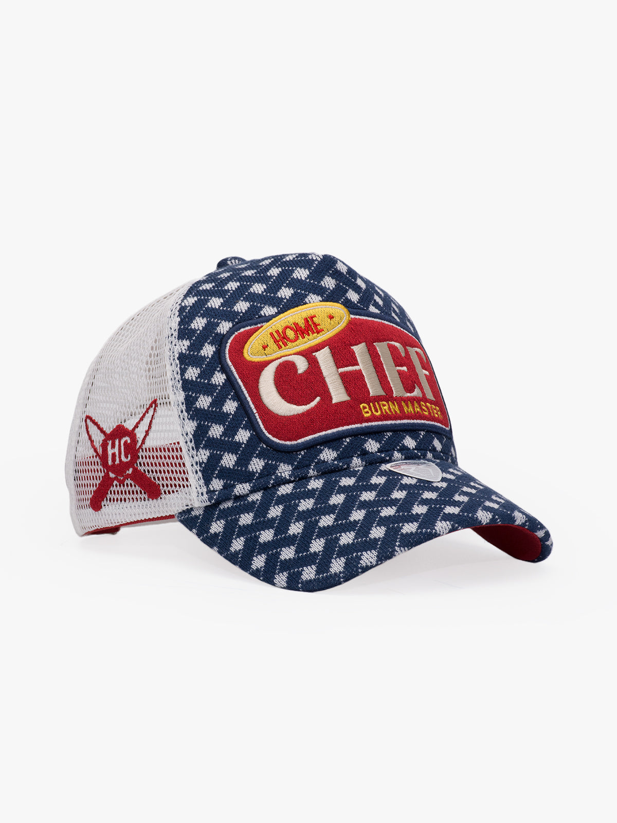 Side view of Chef Blue Trucker Hat