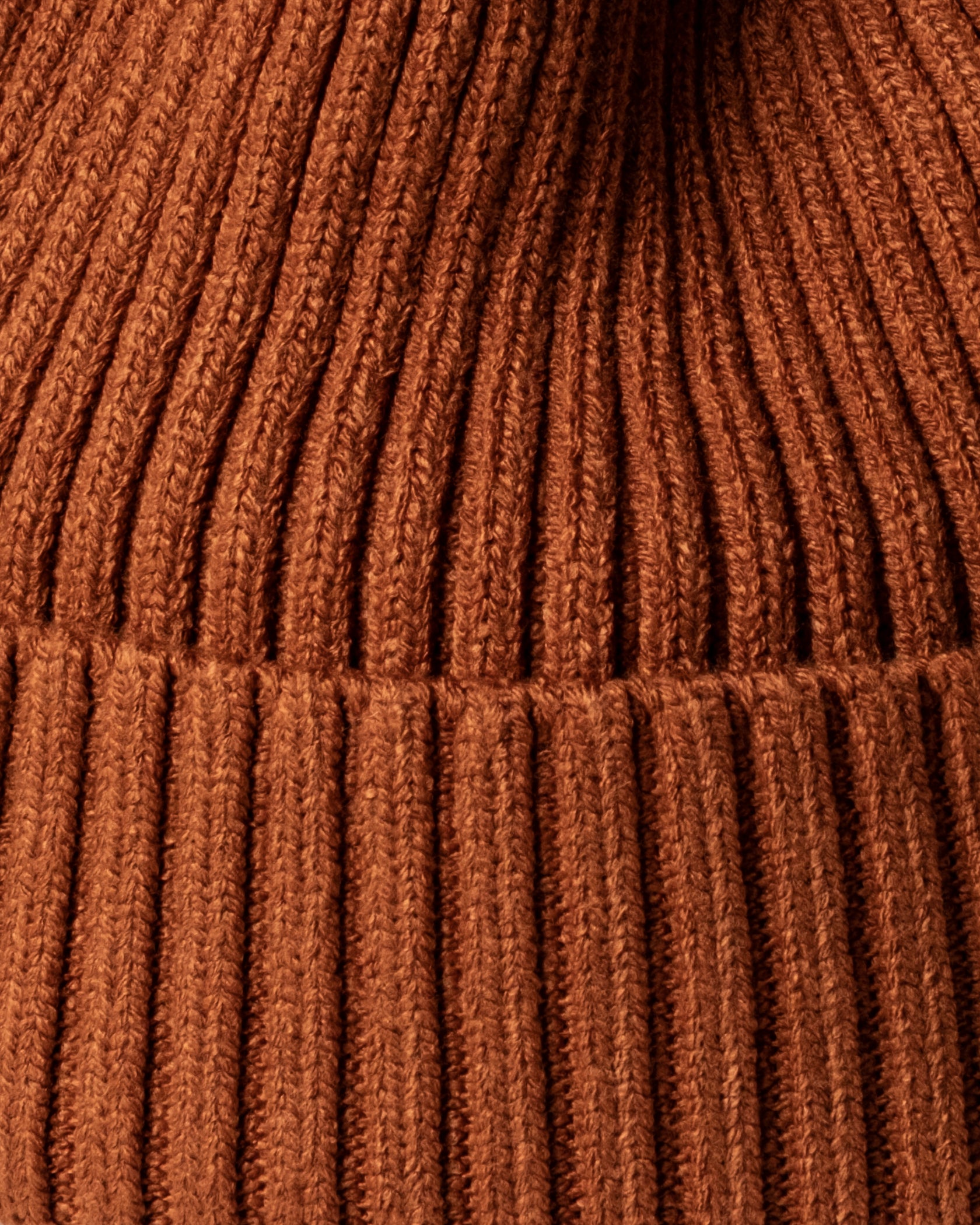 Close view of Cinnamon Classic Beanie