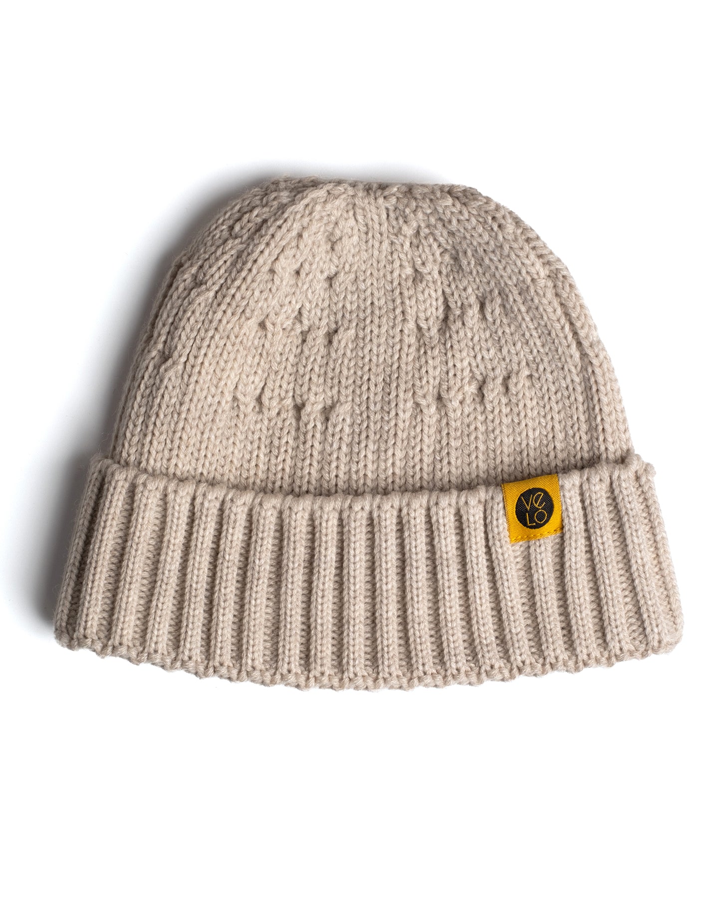 Cream Fisherman Beanie