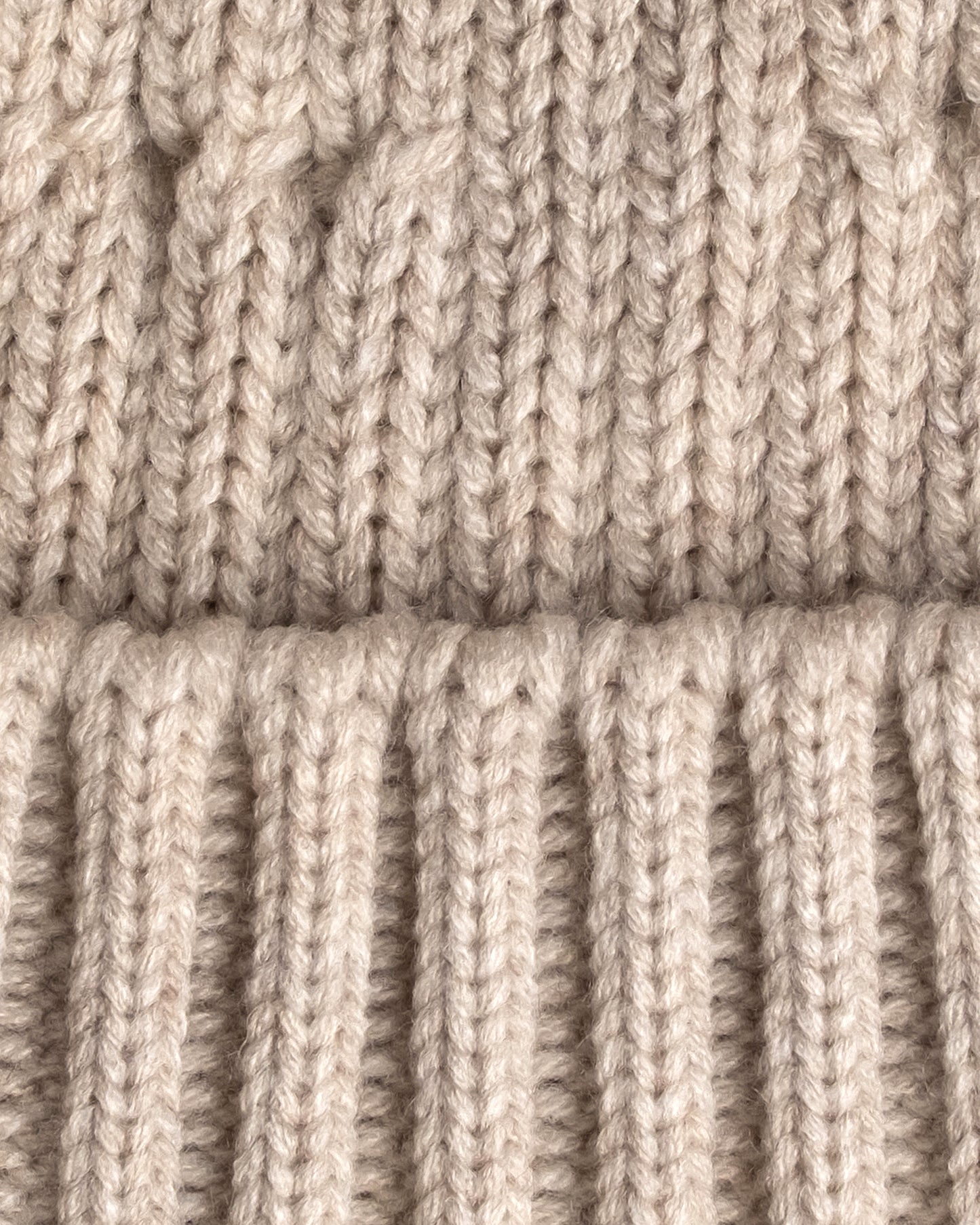 Cream Fisherman Beanie