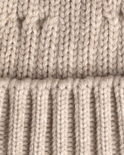 Cream Fisherman Beanie