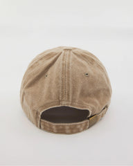 Love Myself Cream Washed Cap Hat from back