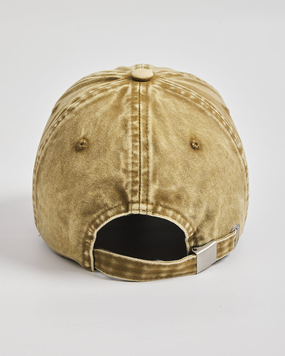 Back view of Cute But Psycho Yellow Washed Cap