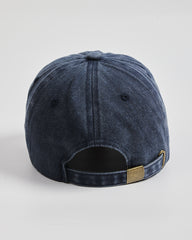 Back view of Dad Navy Washed Cap