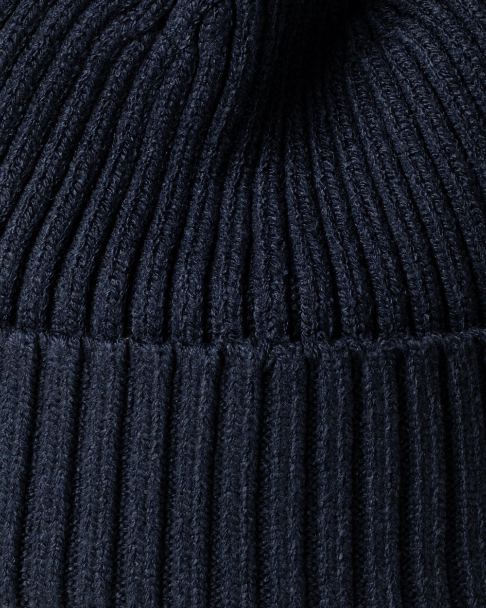 Close view of Dark Navy Classic Beanie