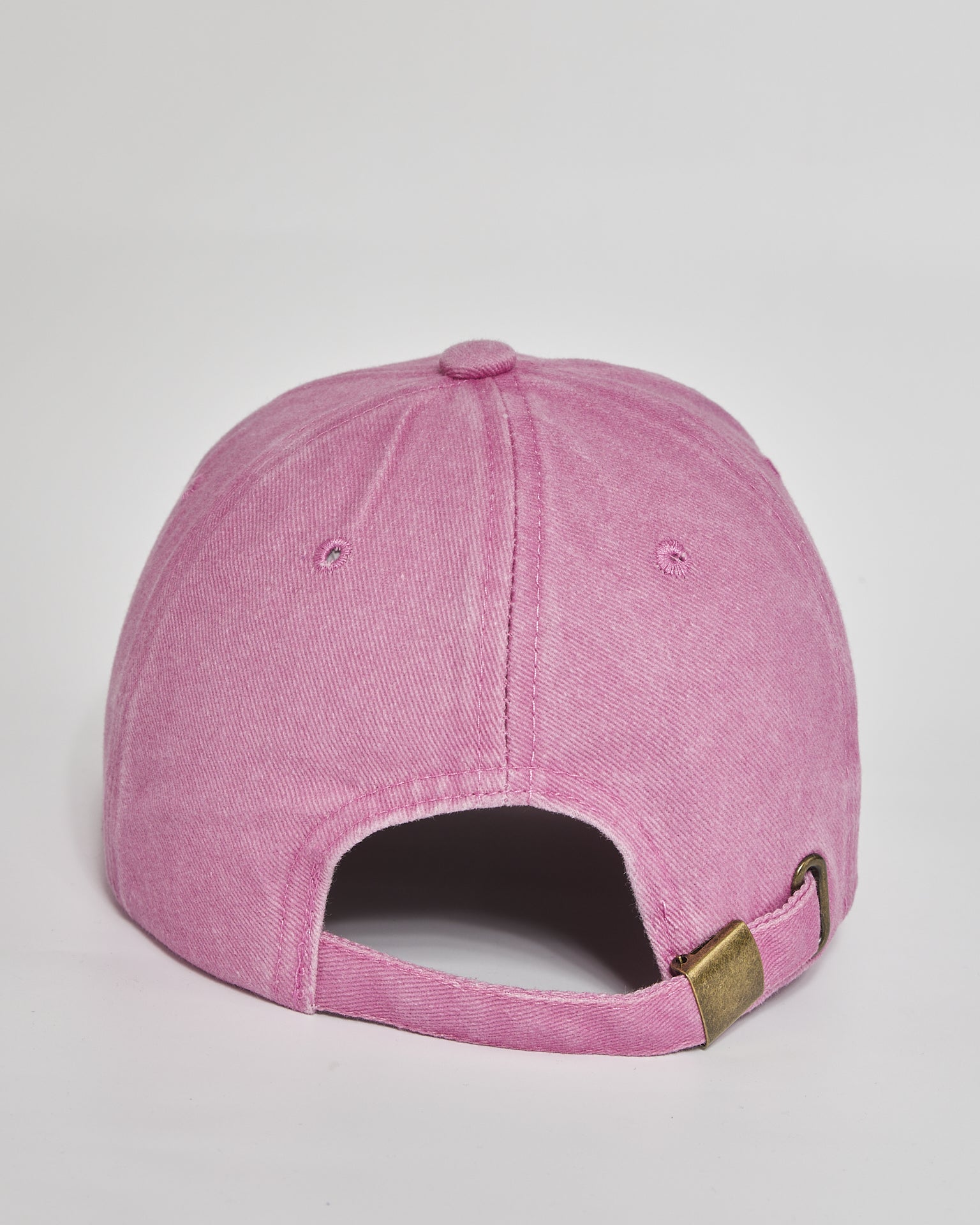 Dog Mom pink washed cap - back view