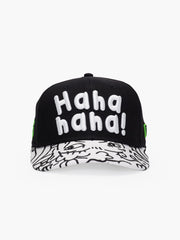 Front view of Doodle Black Baseball Cap