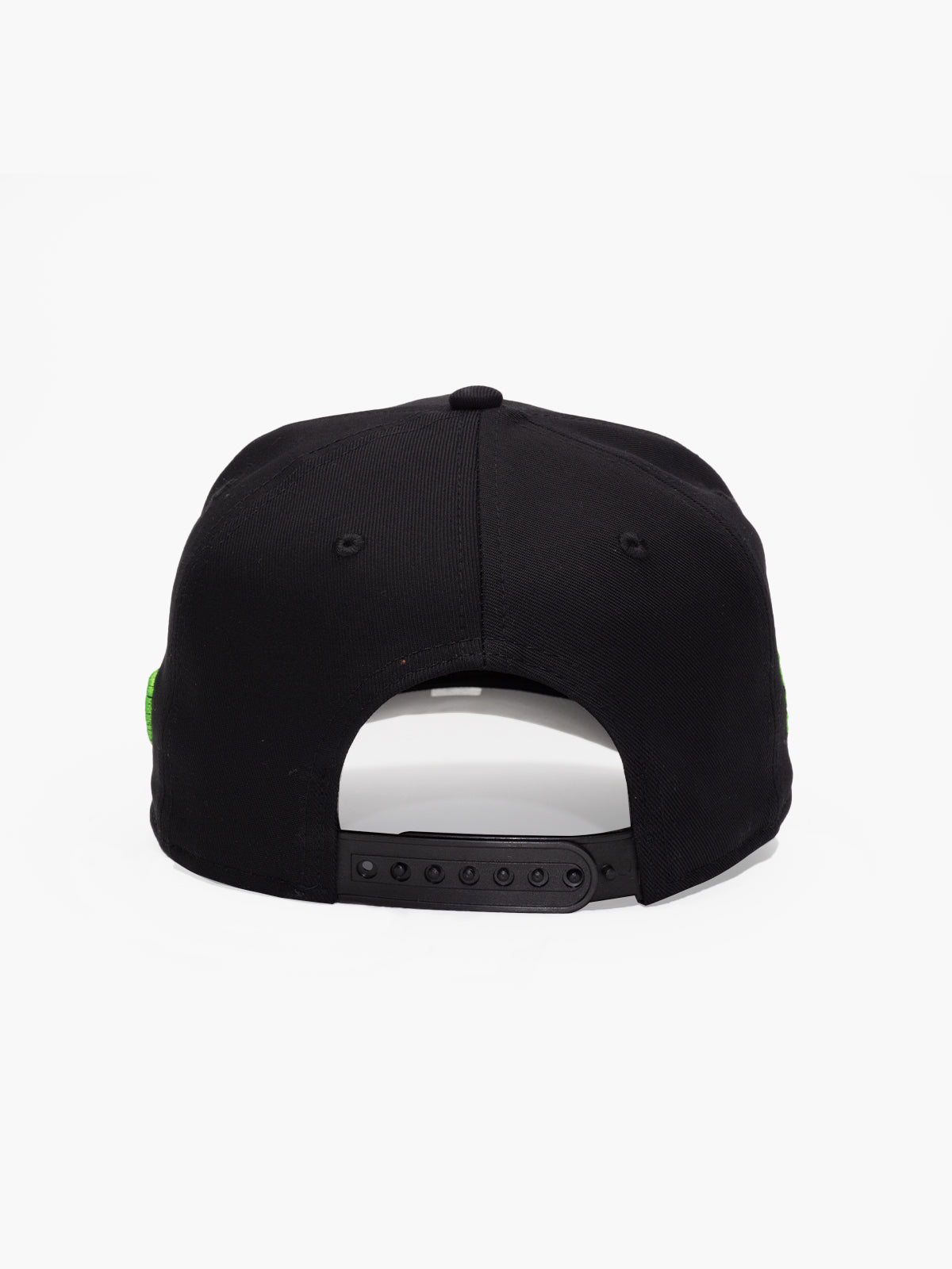 Back view of Doodle Black Baseball Cap