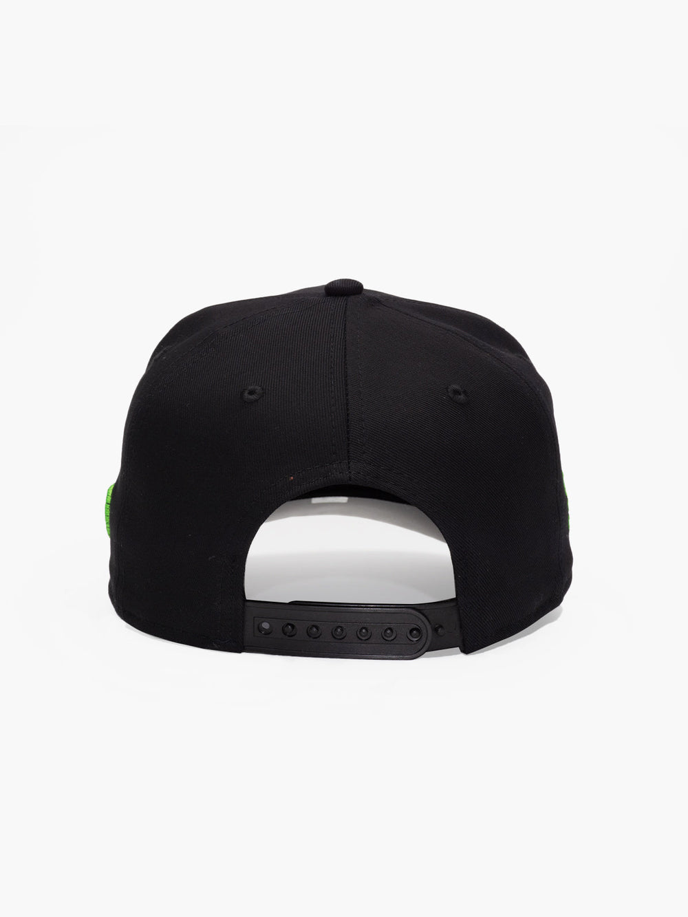 Back view of Doodle Black Baseball Cap