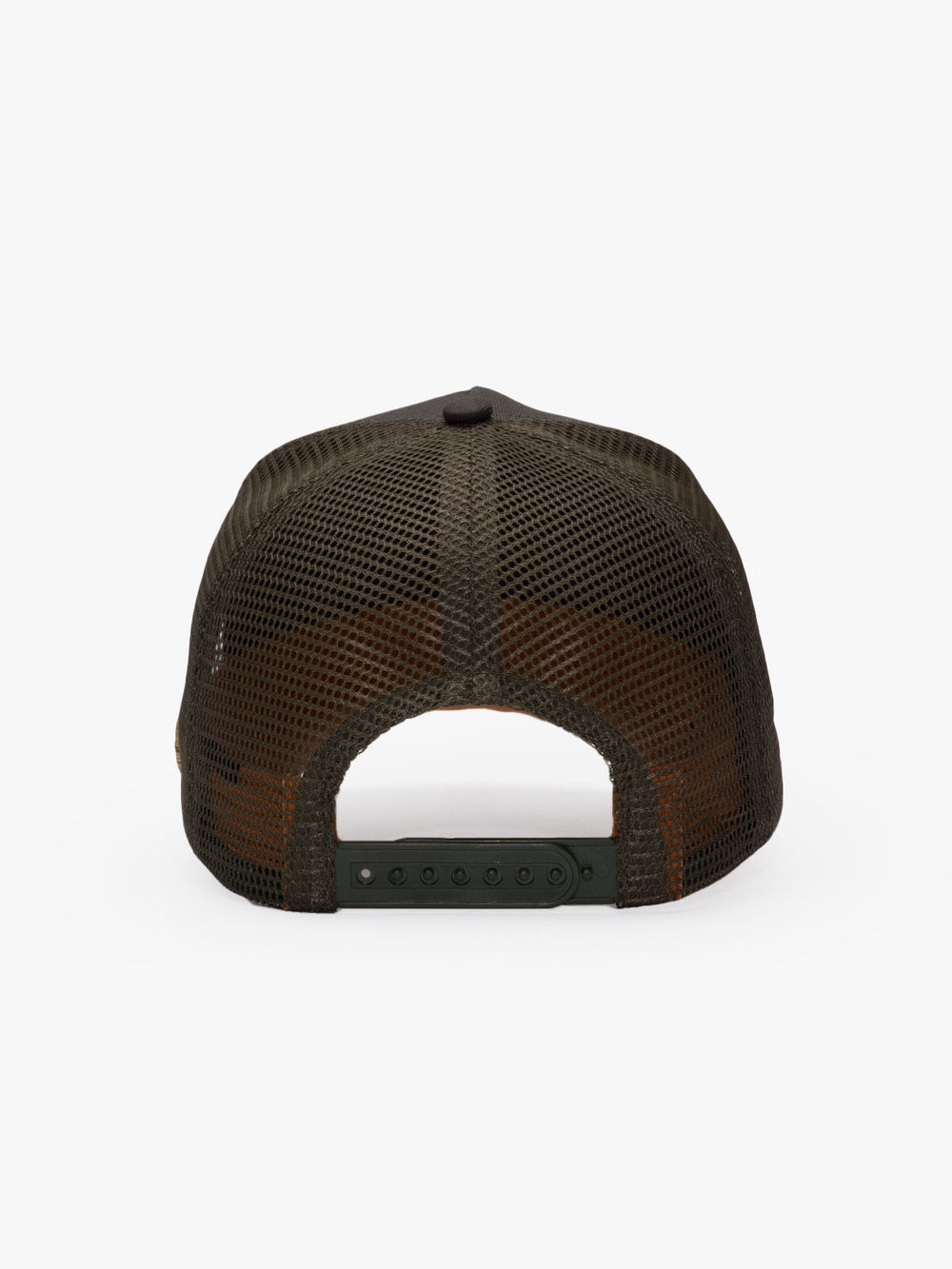 Back view of Doodle Khaki Trucker Hat