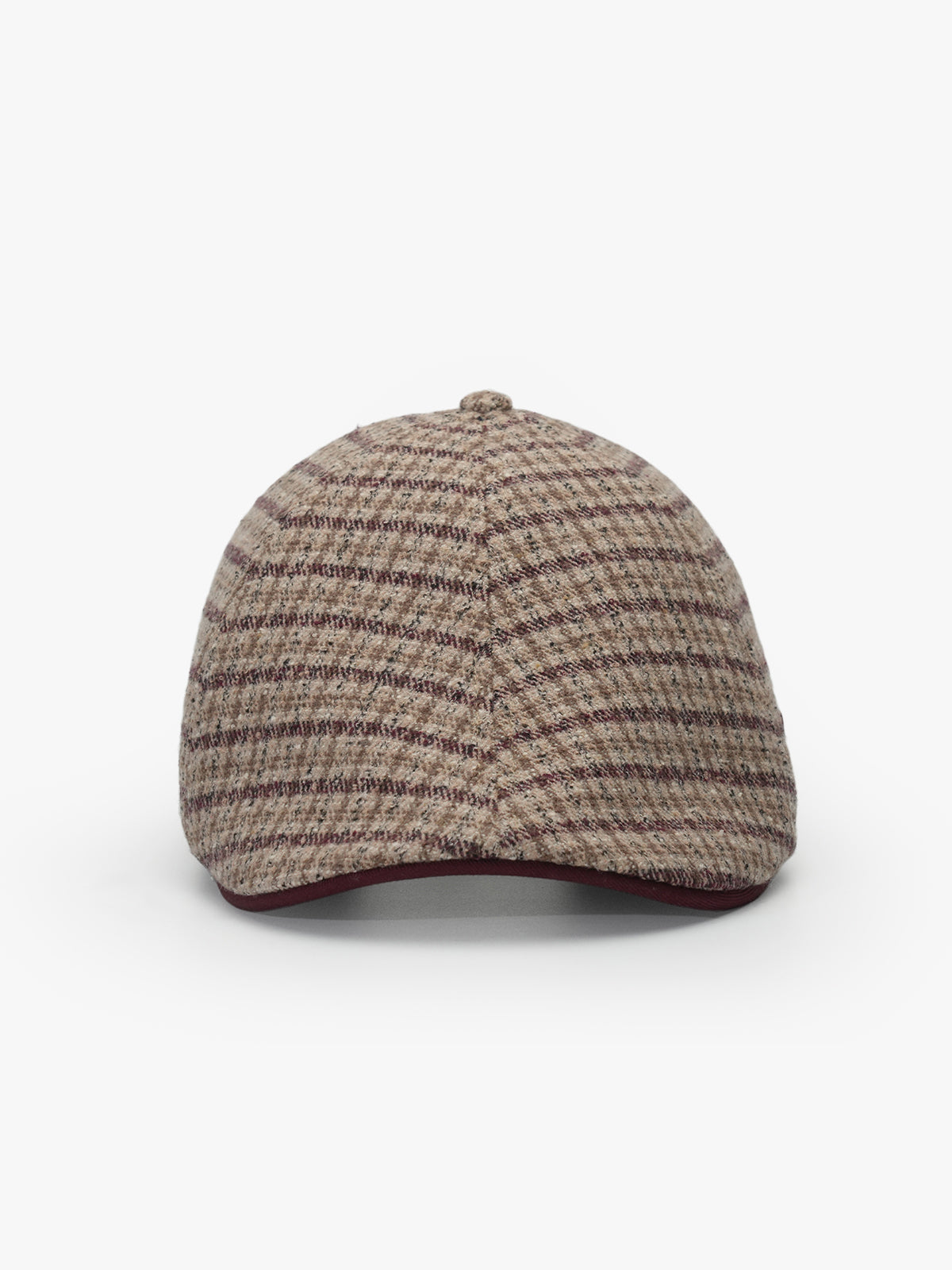 Front view of Edinburgh Beige Casket Hat