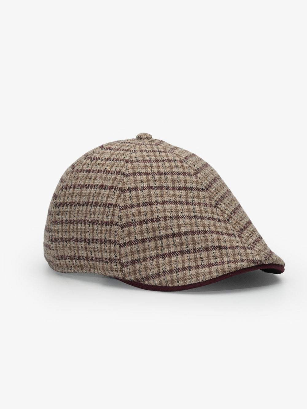 Side view of Edinburgh Beige Casket Hat