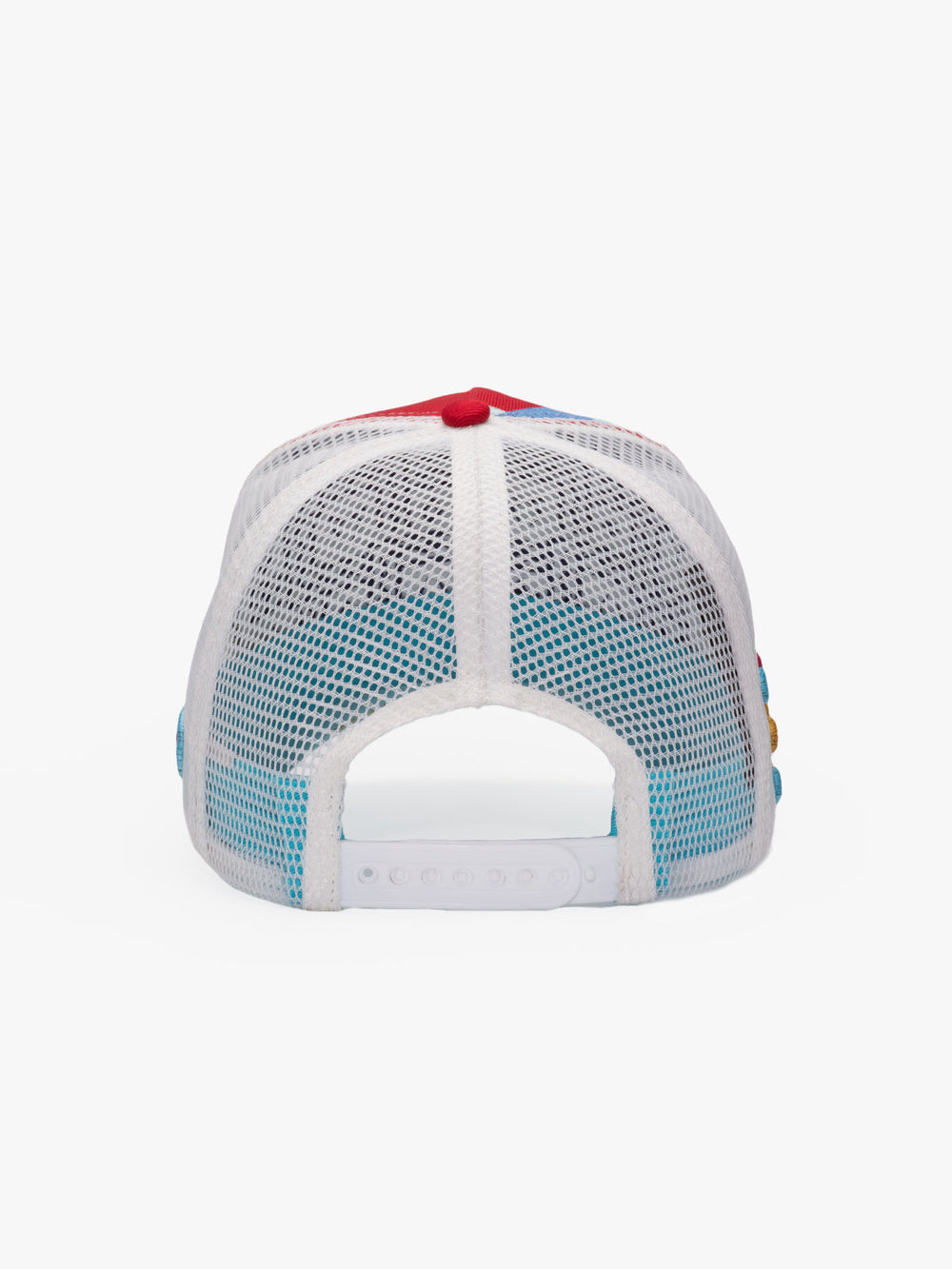 Back view of Ego Red Trucker Hat