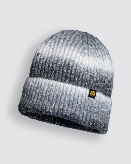 Front view of Faded Grey Lux Beanie
