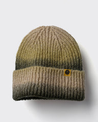 Faded Khaki Lux Beanie on a light gray background