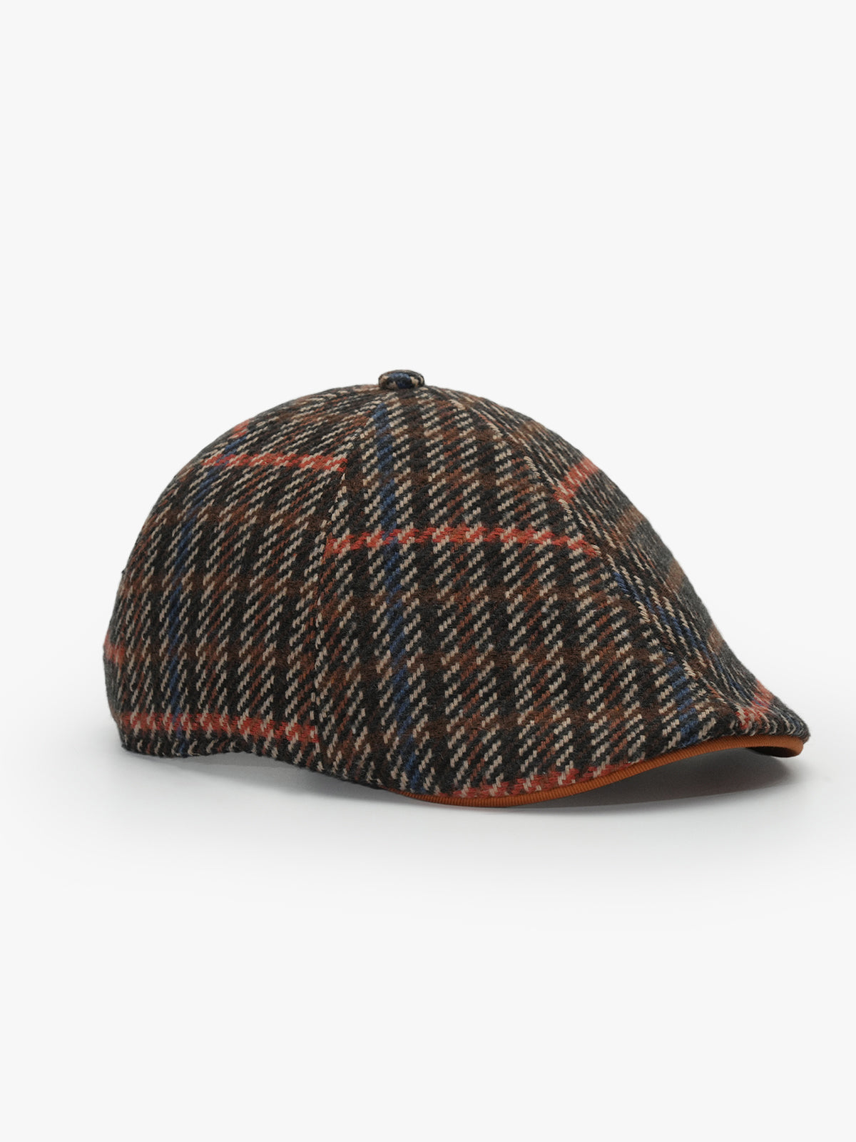 Side view of Fishbone Brown Casket Hat