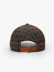 Back view of Fishbone Brown Casket Hat