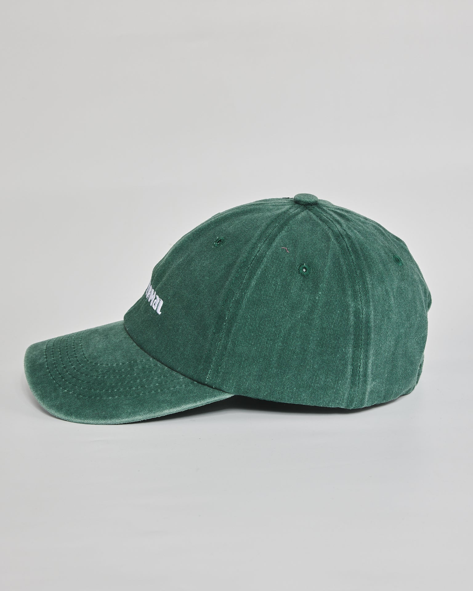 F**k Normal forest green washed cap - angled view