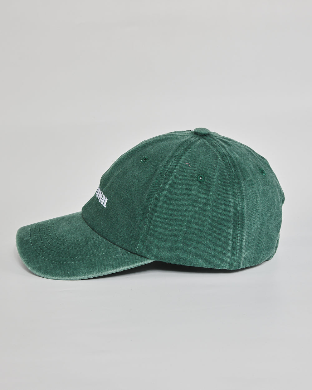 F**k Normal forest green washed cap - angled view