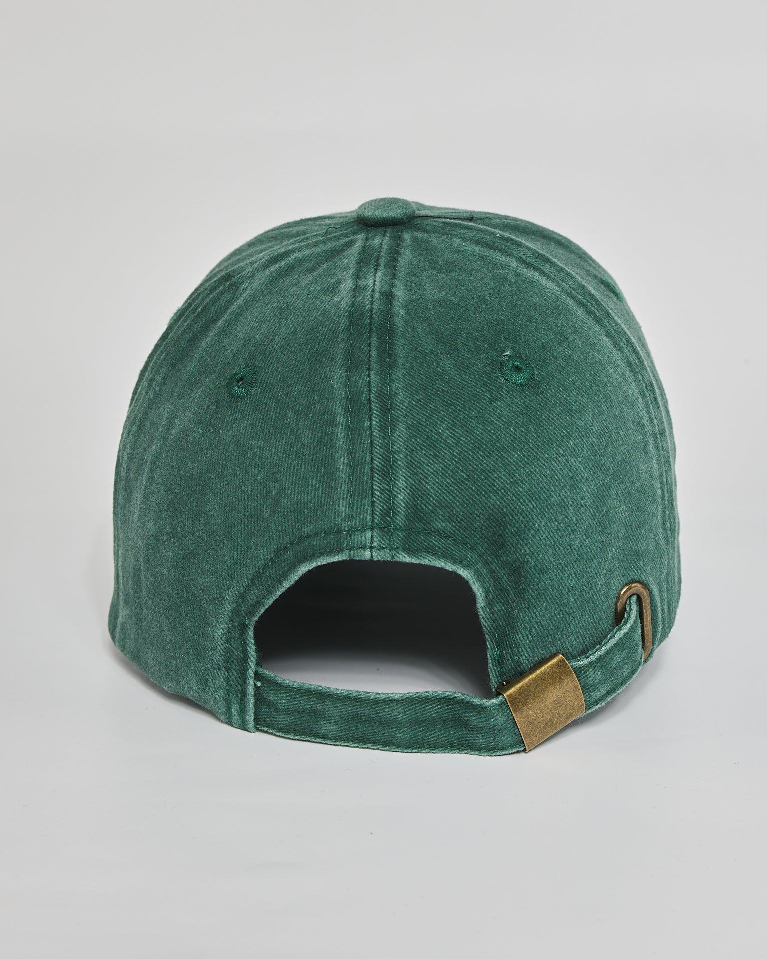 F**k Normal forest green washed cap - back view