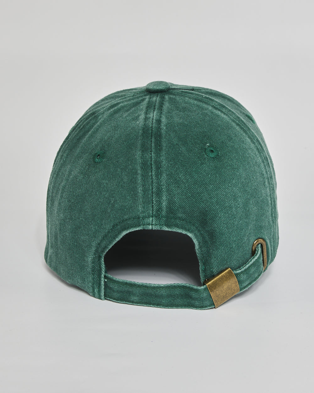 F**k Normal forest green washed cap - back view