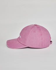 F**k Normal pink washed cap - angled view